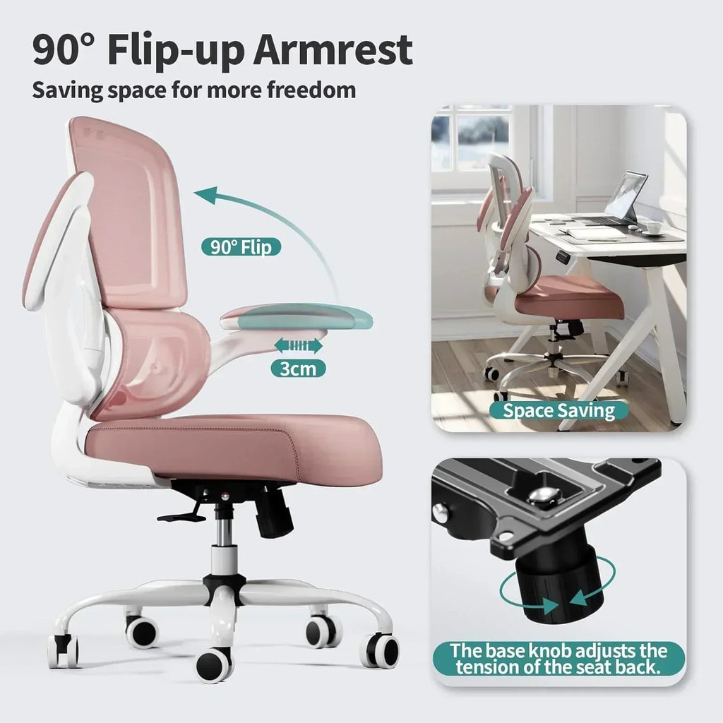TRALT Office Chair Ergonomic Desk Chair 330 lbs Home Mesh Gaming Chair with Wheels wourant