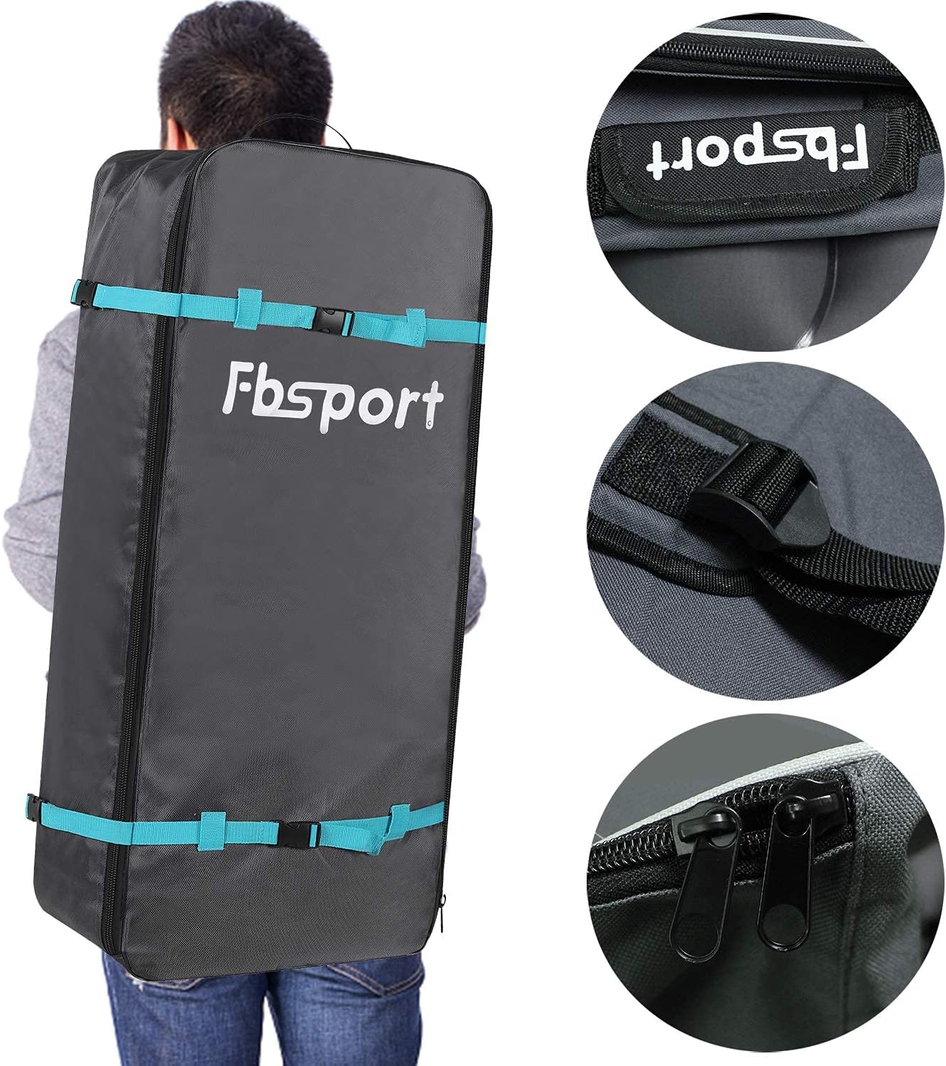 FBSPORT 11' Premium Stand Up Paddle Board Yoga Board with Durable SUP Accessories Carry Bag wourant