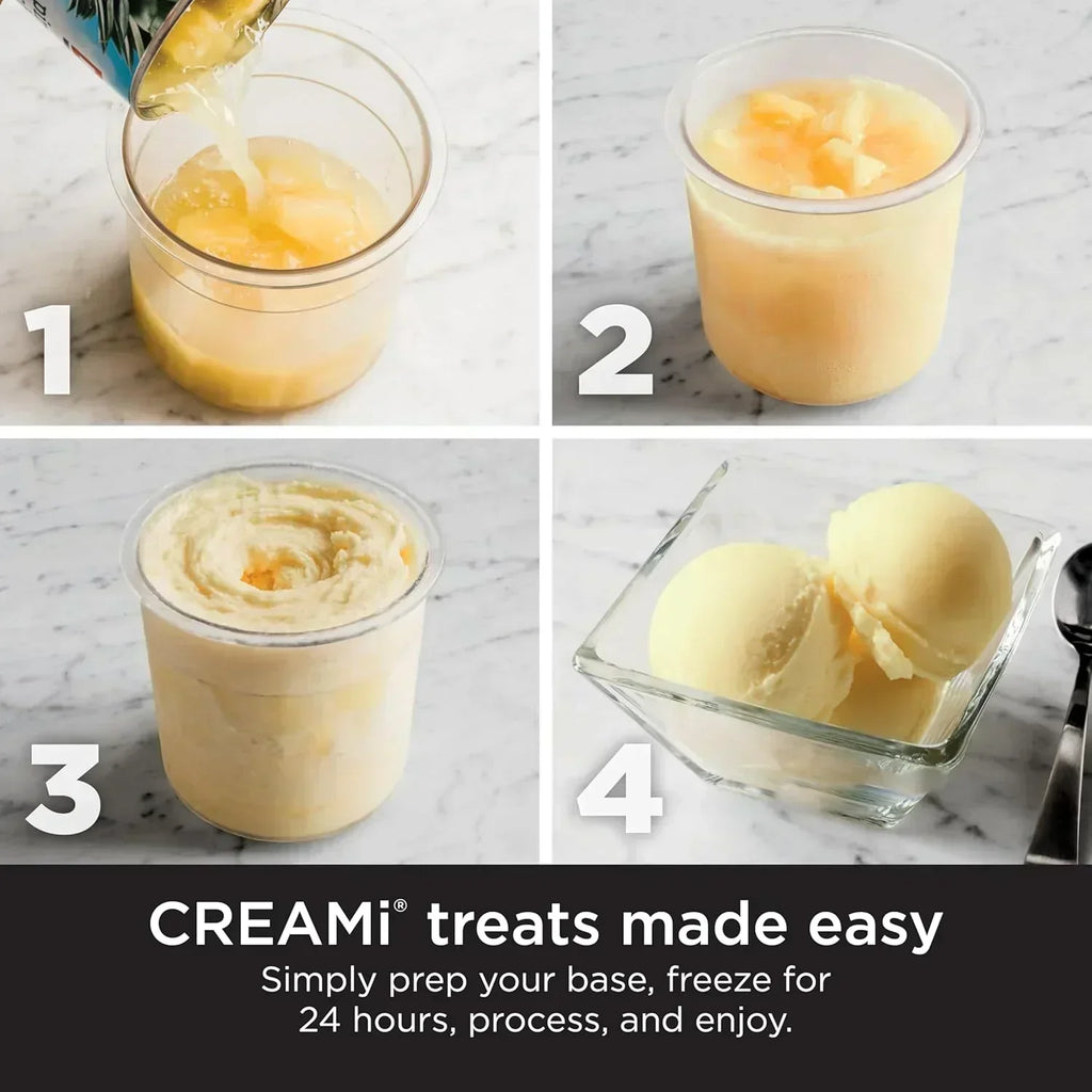 Ninja NC301 CREAMi Ice Cream Maker for Gelato Mix-ins Milkshakes Sorbet Smoothie Bowls More wourant