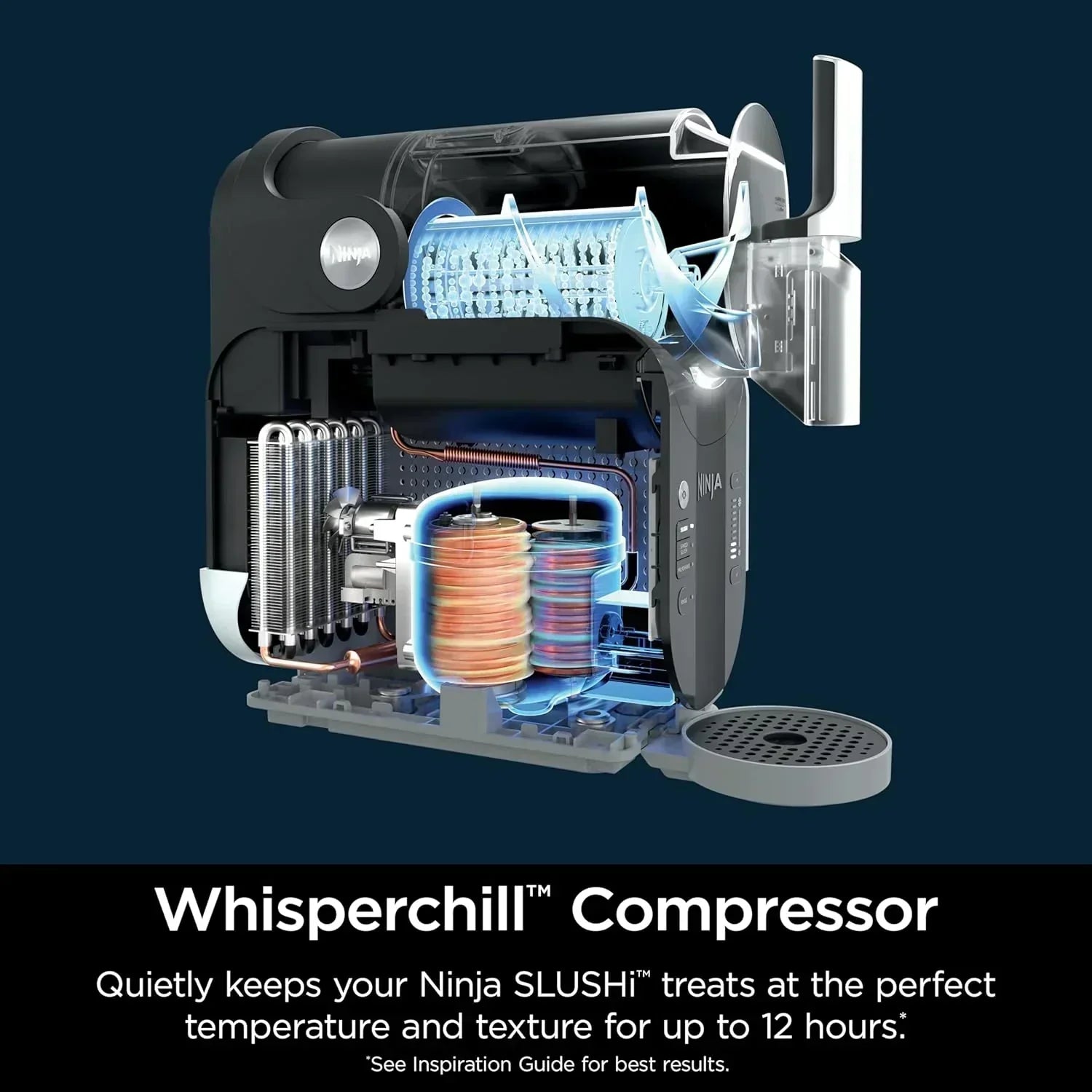 Ninja SLUSHi with RapidChill Technology 88 oz Frozen Drink Slushie Machine 5 Preset Programs wourant