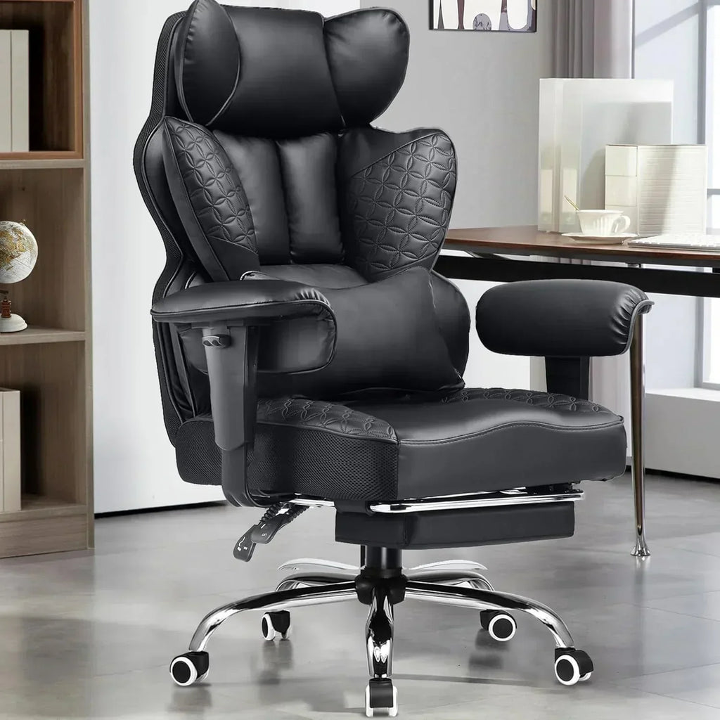 Large Tall Gaming Chair 400 lb Heavy Duty Office Chair wourant