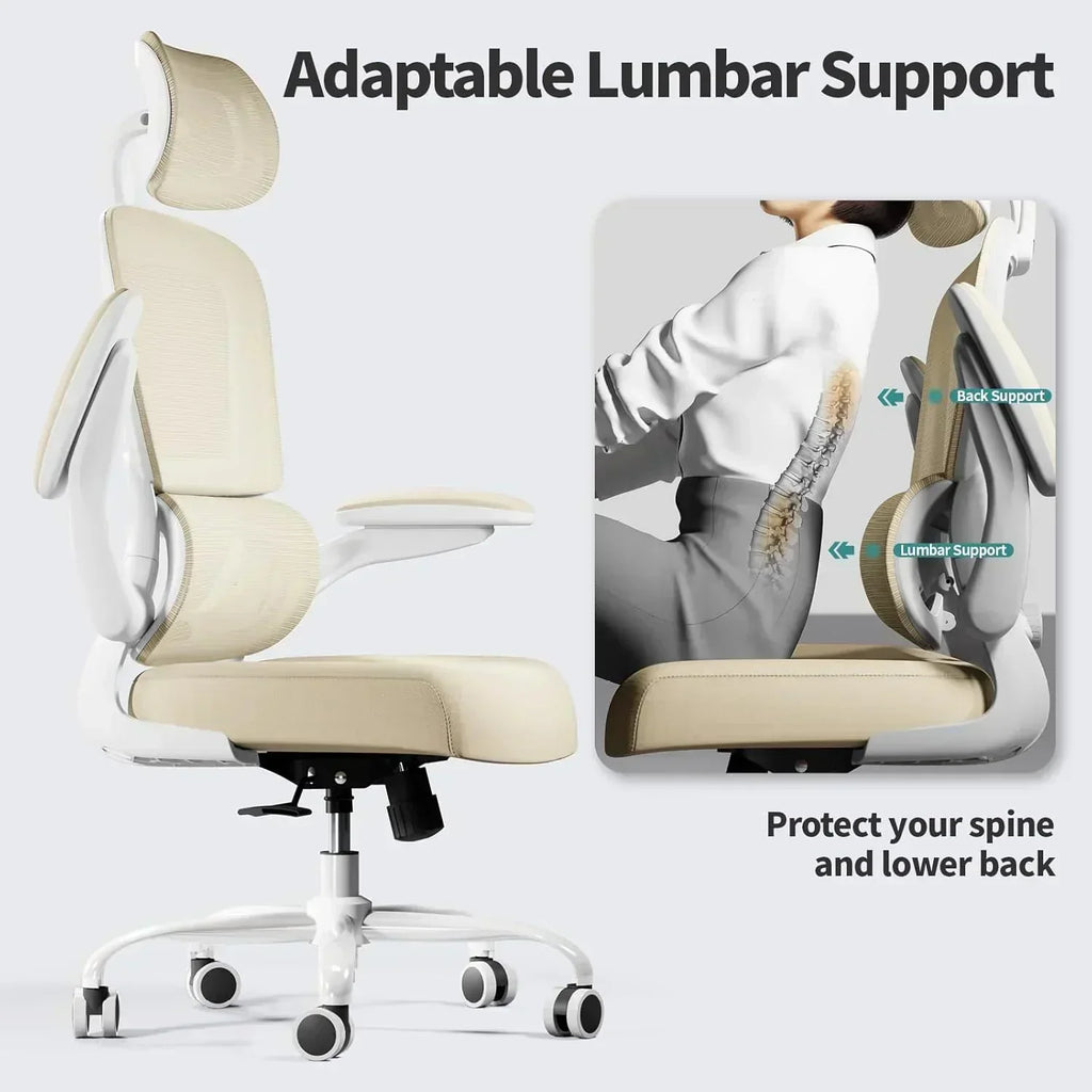 Office Chair Ergonomic Desk Chair 330 lbs Home Mesh Desk Chair Comfortable Gaming Chair wourant