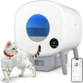 Self Cleaning Litter Box Large Capacity Automatic Cat Litter Box Self Cleaning for Cats wourant