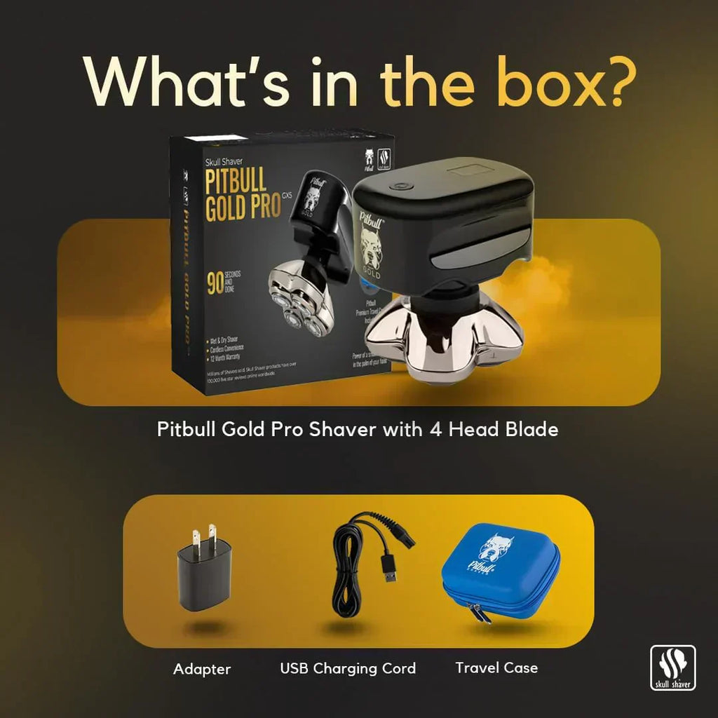 Pitbull Gold PRO Electric Head and Face Shaver wourant