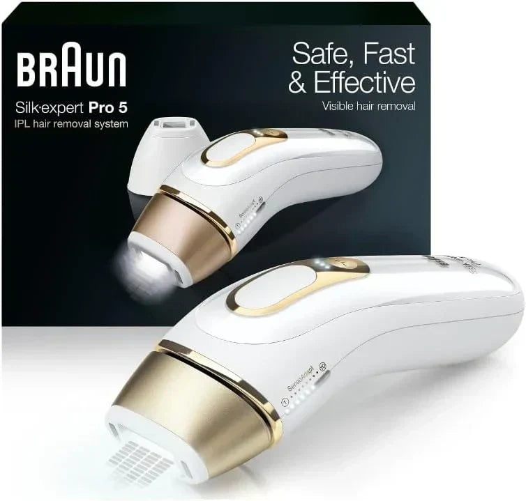 Braun IPL at Home Laser Hair Removal for Women and Men Silk Expert Pro 5 PL5137 wourant