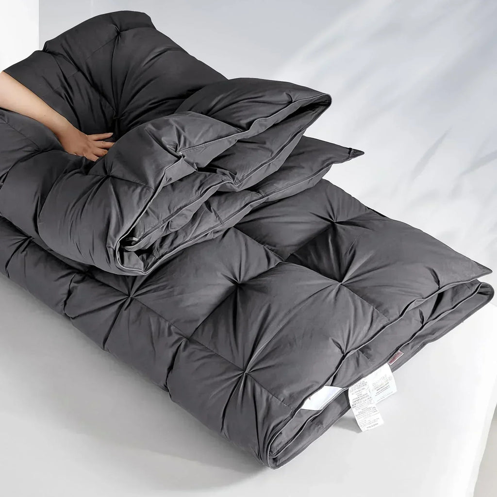 Premium Down Comforter 3D Baffle Box Design wourant