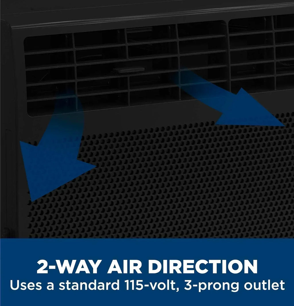 GE Window Air Conditioner Unit 5,000 BTU for Small Rooms up to 150 sq ft Manual Adjustable Fan wourant
