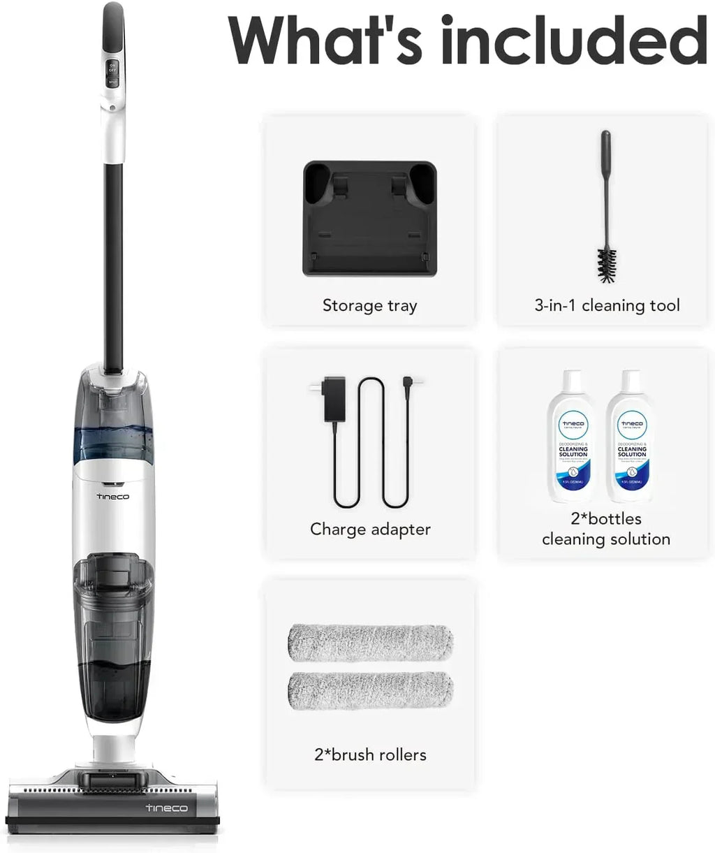 Wet Dry Vacuum Cordless Floor Cleaner and Mop One-Step Cleaning for Hard Floors wourant