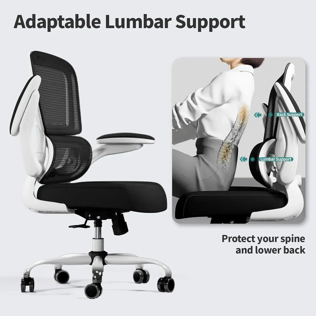 TRALT Office Chair Ergonomic Desk Chair 330 lbs Home Mesh Gaming Chair with Wheels wourant