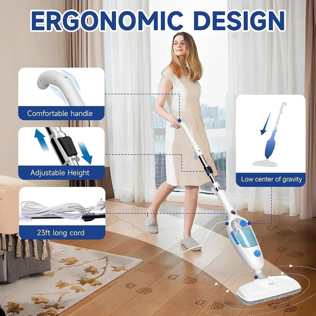 Steam Mop for Hardwood Floor Cleaning Floor Steamer Cleaner Lightweight for Vinyl Laminate wourant