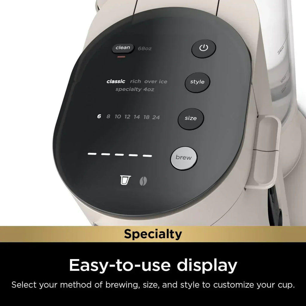 Ninja Pods Grounds Single-Serve Coffee Maker K-Cup Pod Compatible Brews Grounds Compact Design wourant
