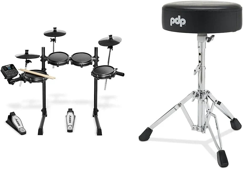 Alesis Turbo Mesh Kit - Electric Drum Set with Over 100 Sounds Mesh Drum Pad wourant