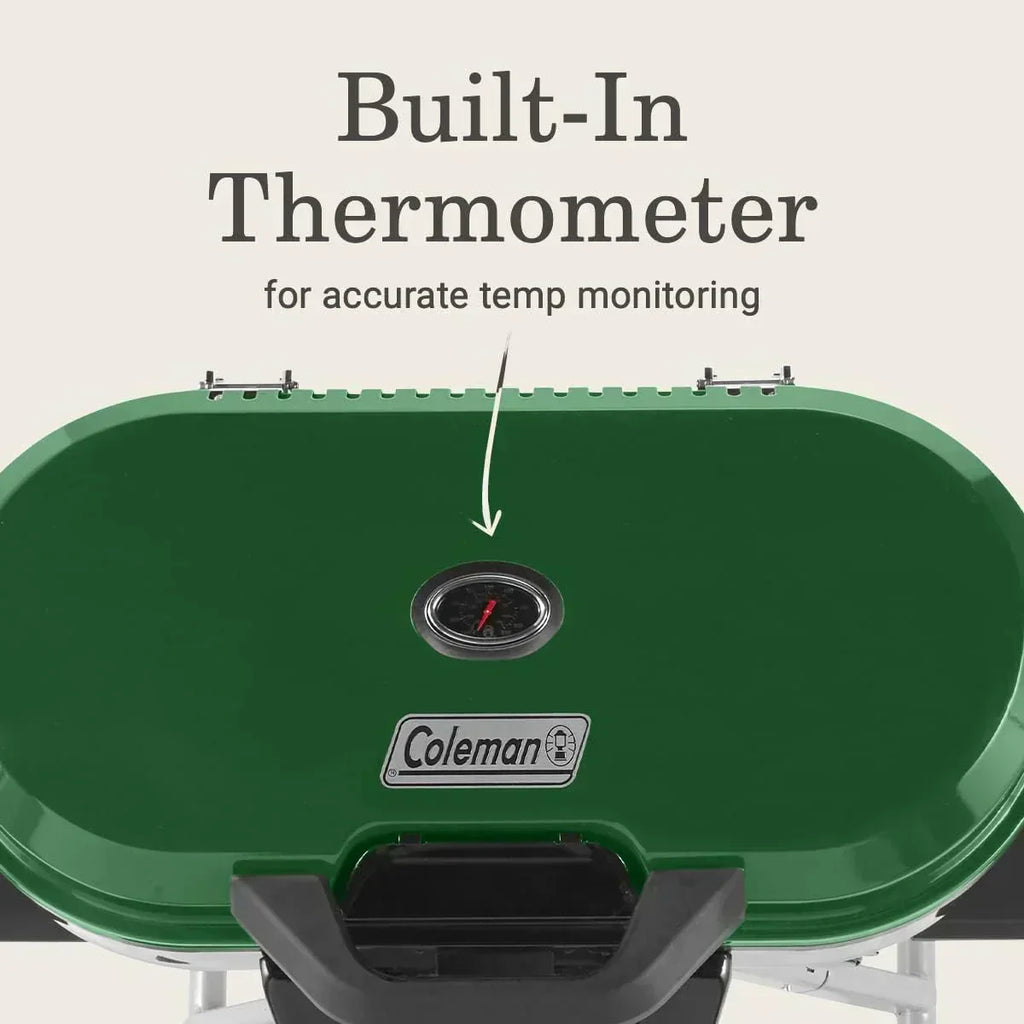 RoadTrip 285 Portable Stand-Up Propane Grill with 3 Adjustable Burners Instastart Ignition 20,000 BTUs wourant