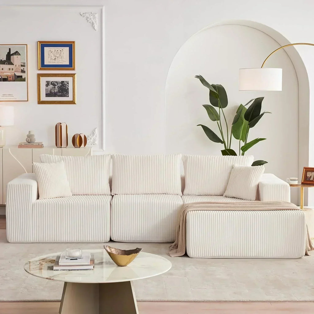 108 inch sectional sofa cloud sectional sofa with deep seat modern sectional L shaped sofa wourant