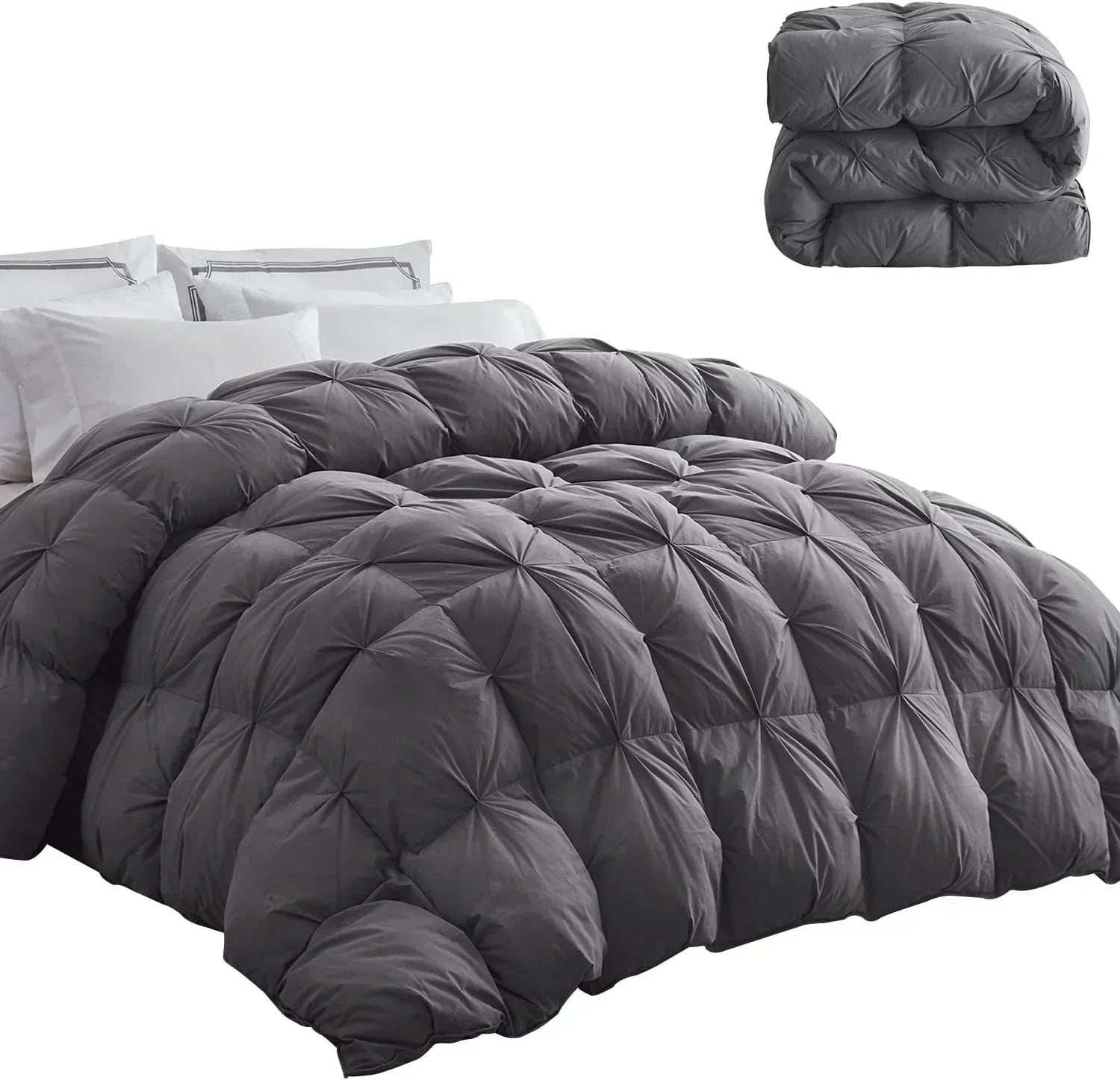 Premium Down Comforter 3D Baffle Box Design wourant