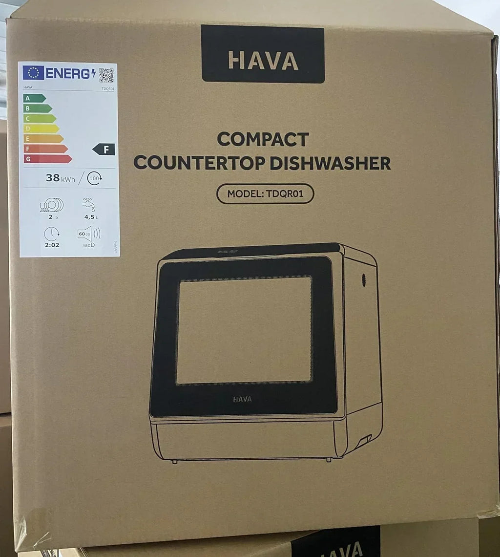 HAVA tabletop dishwasher 6-program portable dishwasher with built-in 5-liter water tank wourant