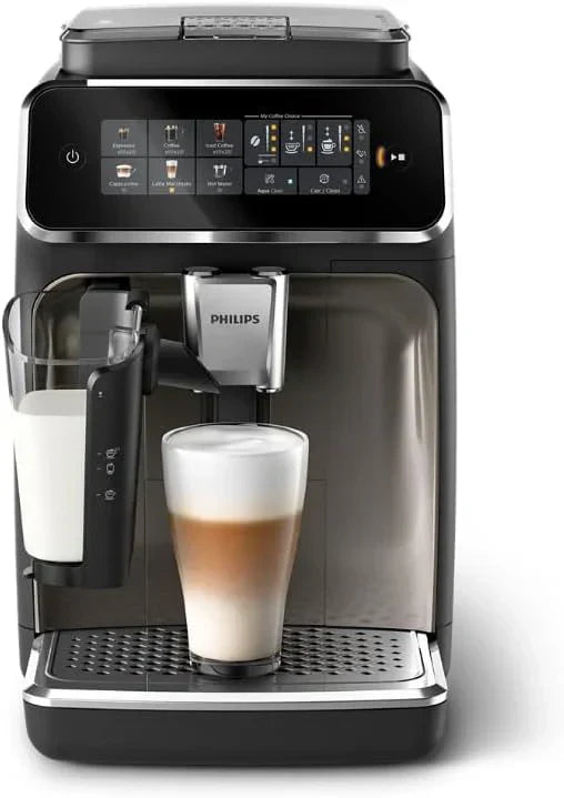 Fully automatic espresso machine 6 hot and iced beverages with ceramic grinder wourant