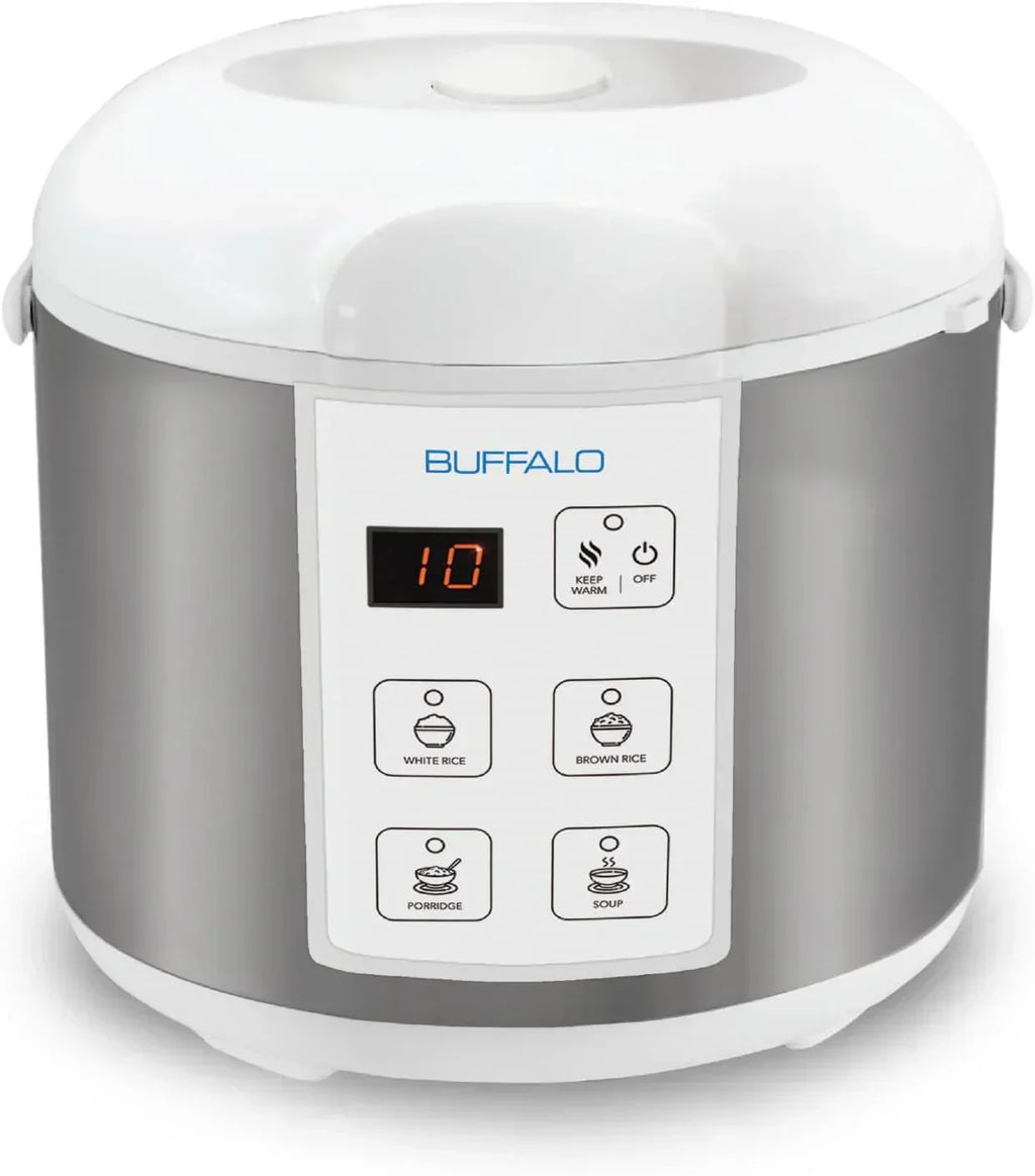 Buffalo Classic Rice Cooker with Composite Stainless Steel Inner Pot - Rice Cookers wourant