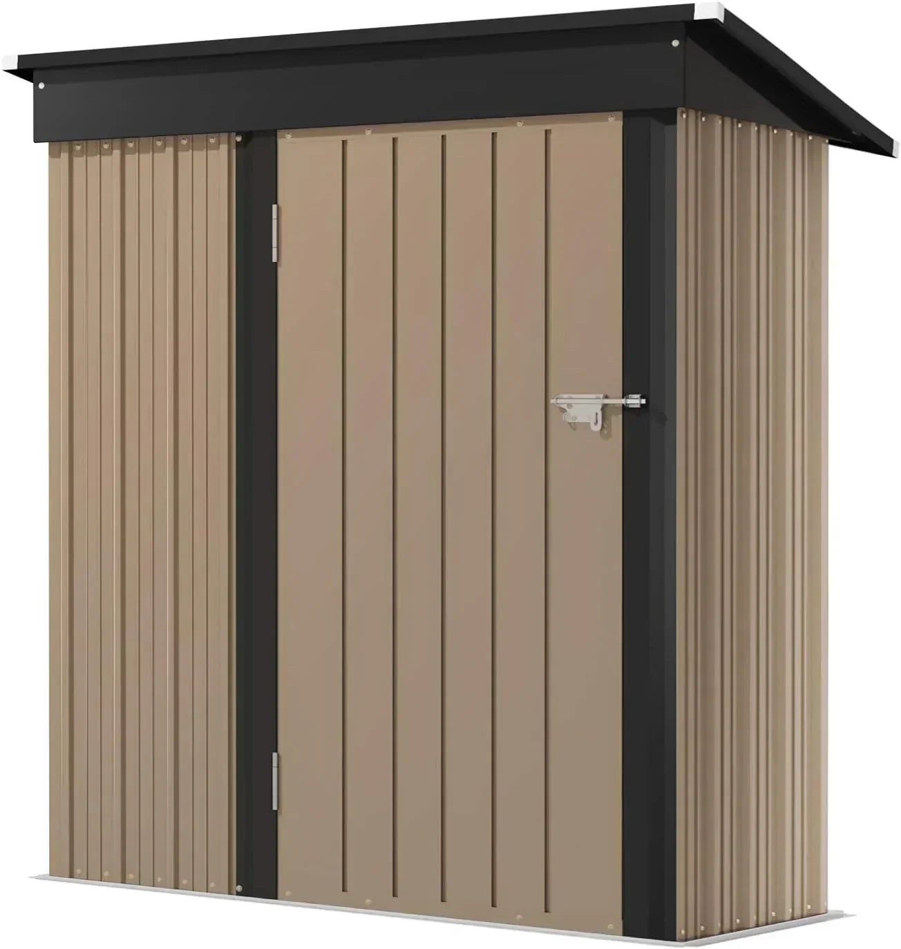 Devoko Outdoor Storage Shed Lockable Metal Garden Shed Steel Anti-Corrosion Storage House wourant