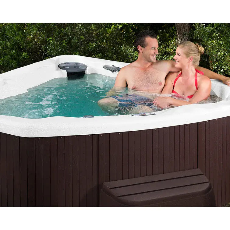 Lifesmart Spas 3 Person 17 Jet Plug And Play Hot Tub with Ozonator in Espresso wourant