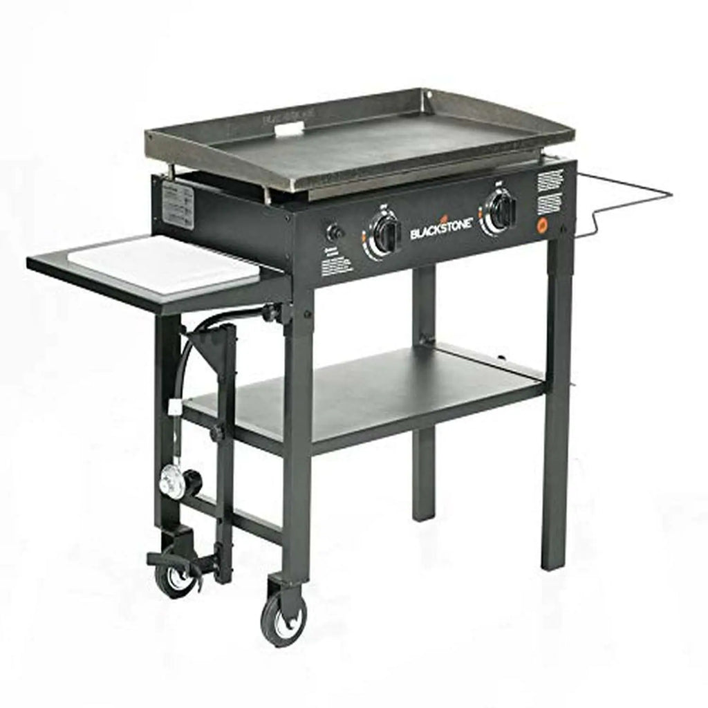 Blackstone 1853 Flat Top Gas Grill 2 Burner Propane Fuelled Rear Grease Management System wourant
