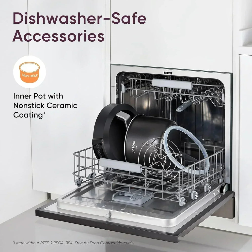 COSORI Pressure Cooker 6 qt 9-in-1 Instant Multi Kitchen Appliances Safer Venting Design wourant