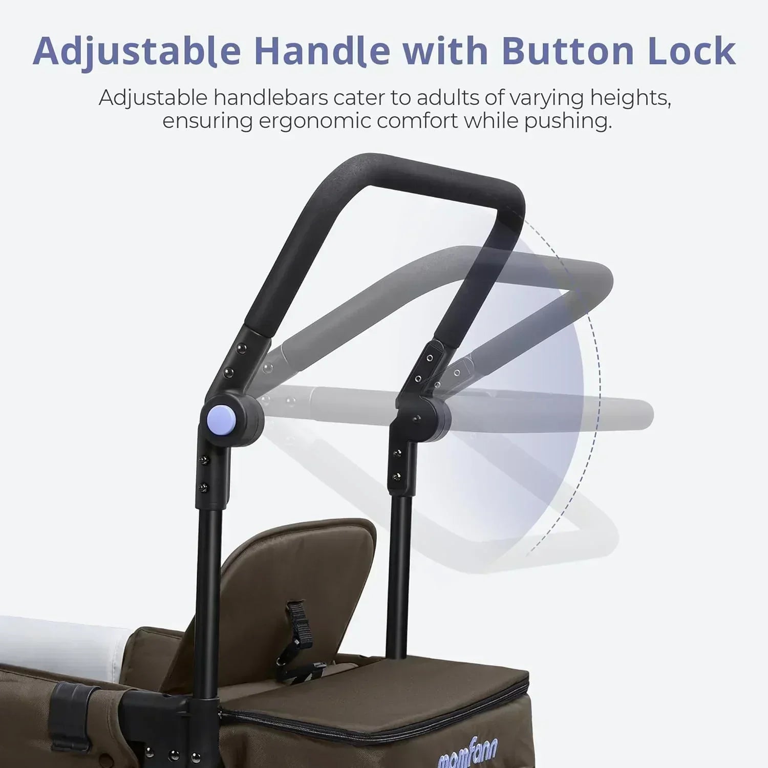 Stroller Wagon for Kids Wagon Stroller Toddlers 2 Seaters All-Terrain Baby Wagon Outdoor wourant