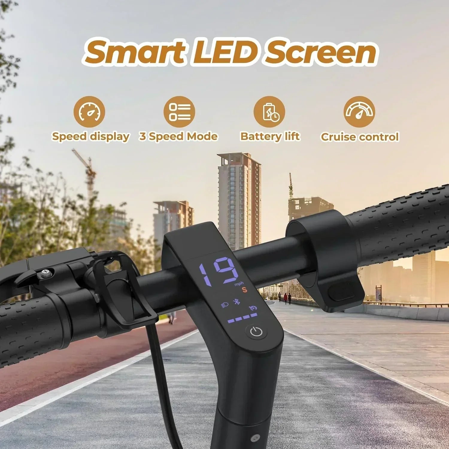 Electric Scooter 350W/500W Motor Top Speed 19/22 mph Max 16/23/28Miles Ranges Foldable E Scooter wourant