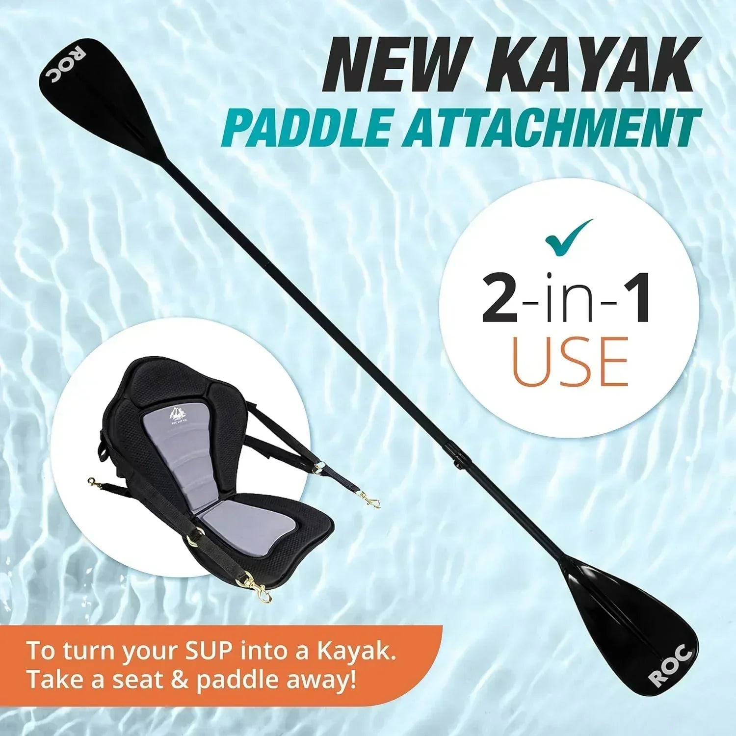 ROC inflatable stand-up paddle board SUP paddle board accessories Anti-slip comfortable deck wourant