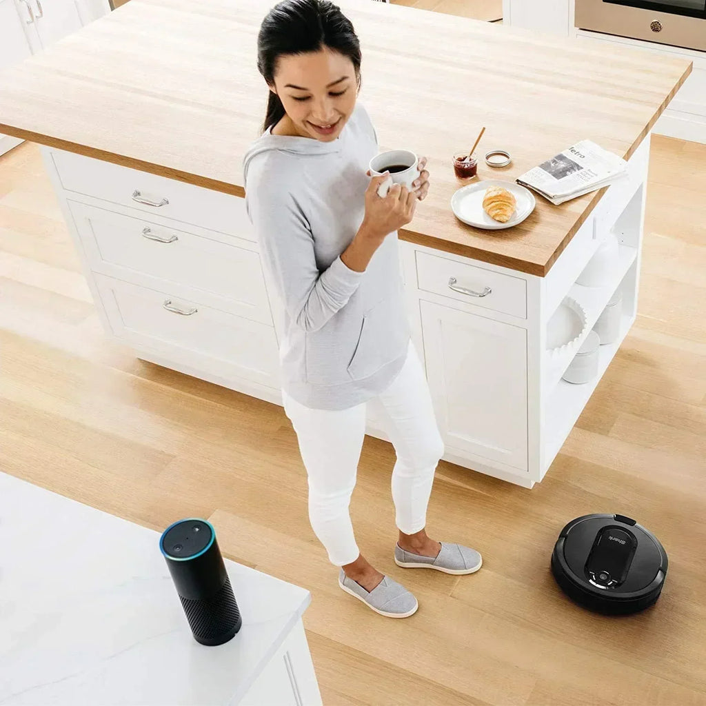 Robotic vacuum cleaner Voice Control Robot Vacuum with Matrix Clean Navigation Home Mapping wourant