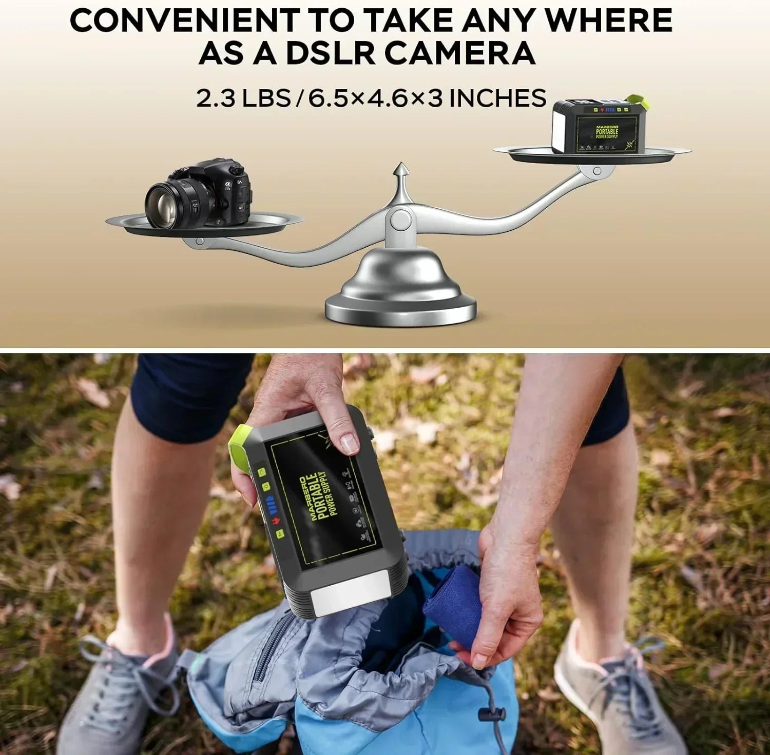 Portable Power Station 88Wh Camping Lithium Battery Solar Generator Fast Charging Power Bank wourant