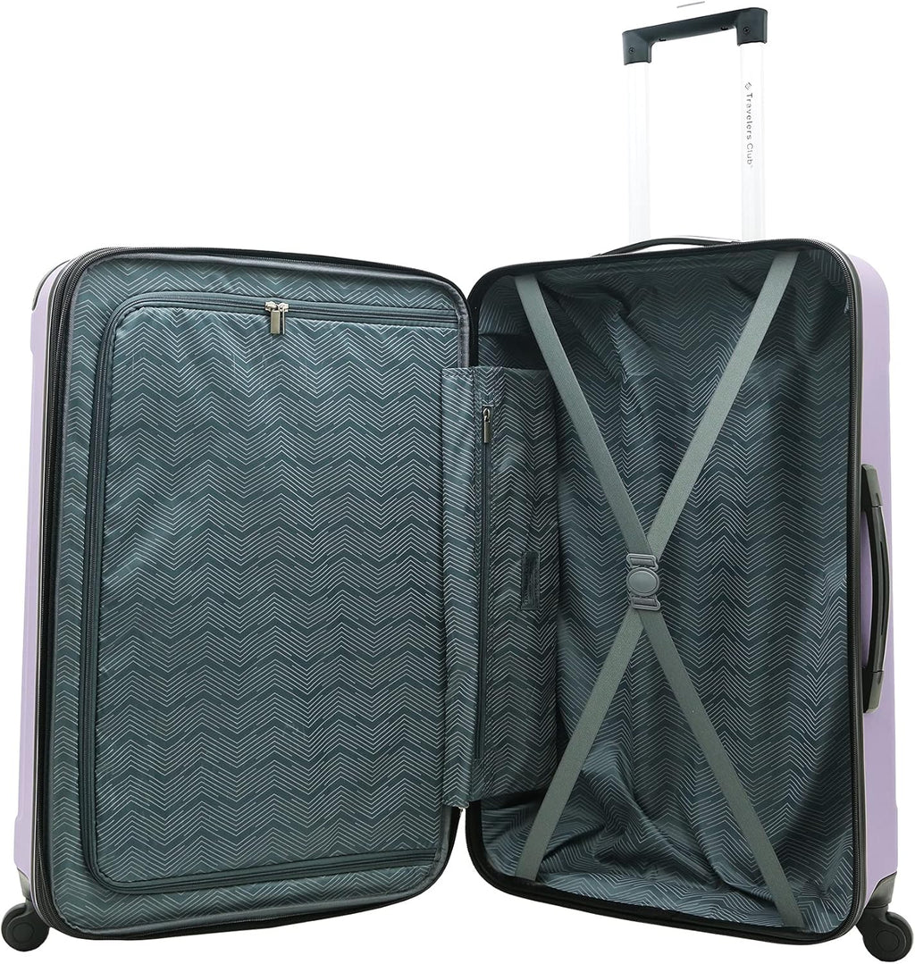Hardside Travel Luggage Lilac Set of 4 wourant