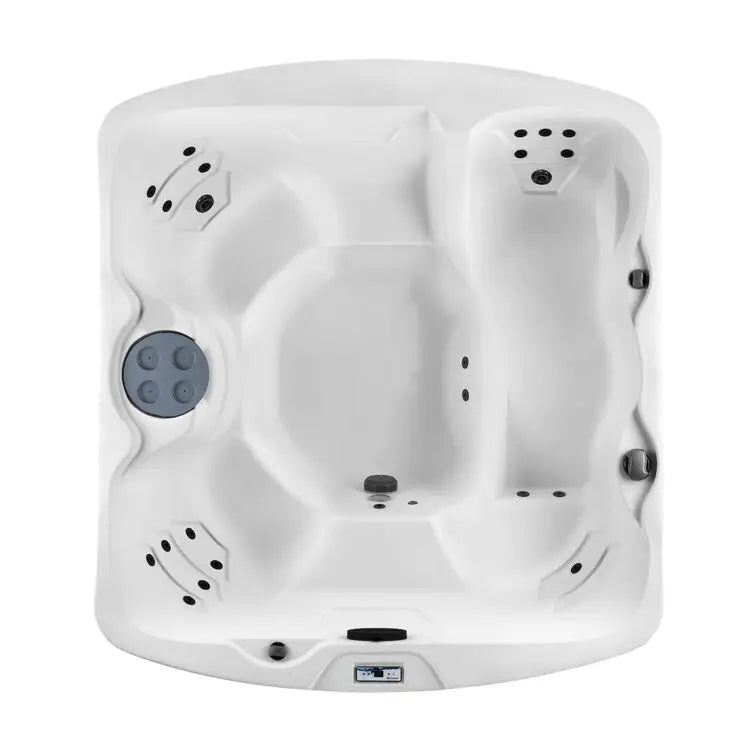 Lifesmart Spas 110 Volt 5 Person 23 Jet Rectangle Plug And Play Hot Tub with Ozonator in Espresso wourant