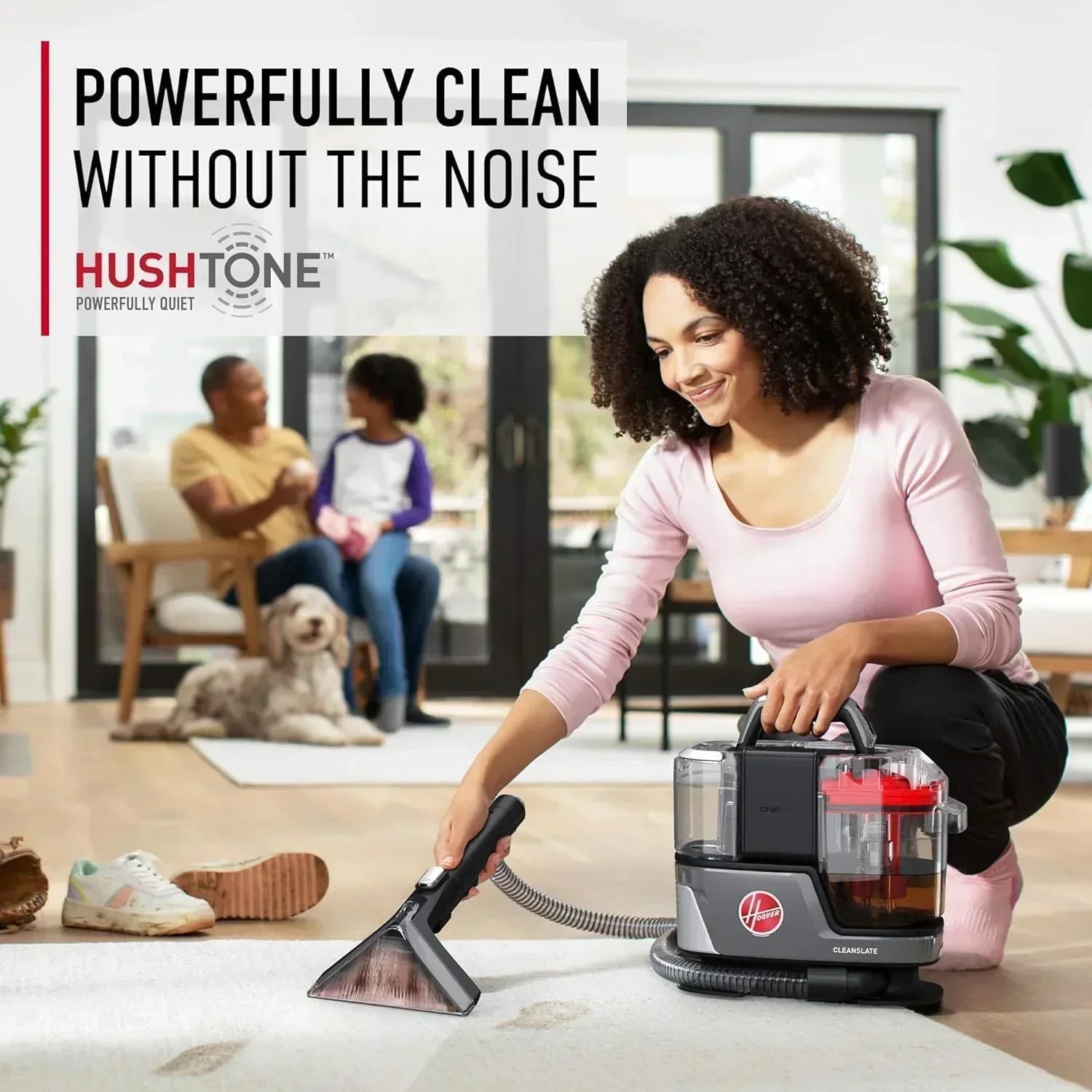 Hoover CleanSlate Plus Portable Carpet Upholstery Spot Cleaner with Powerful Suction wourant
