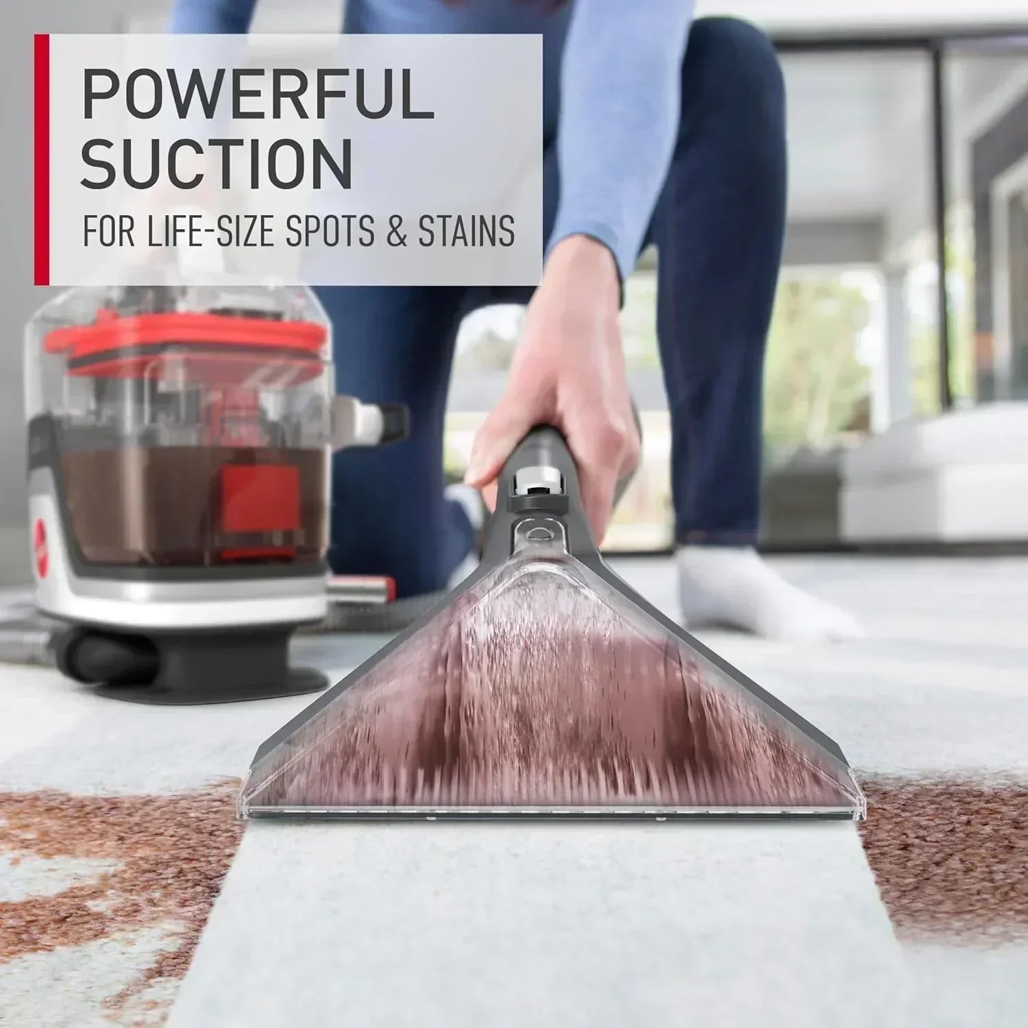 Hoover CleanSlate Plus Portable Carpet Upholstery Spot Cleaner with Powerful Suction wourant