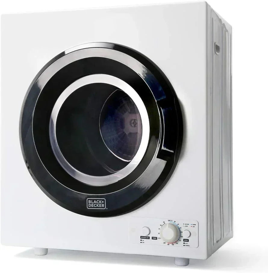 Compact Clothes Dryer 1.5 Cu. Ft. 850W Electric Dryer 120V Vented Dryer Stainless Steel Drum wourant