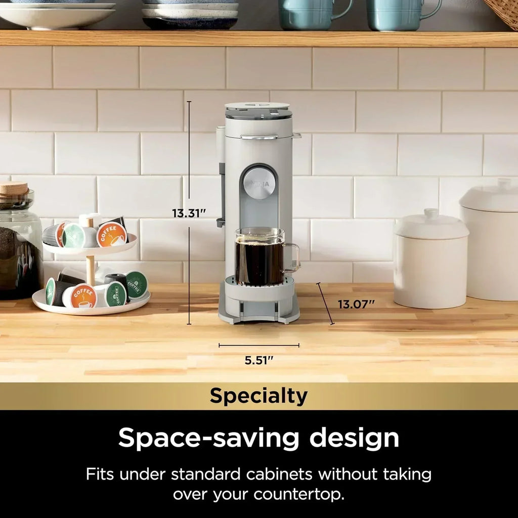 Ninja Single Serve Coffee Maker 56 oz Reservoir Stone wourant