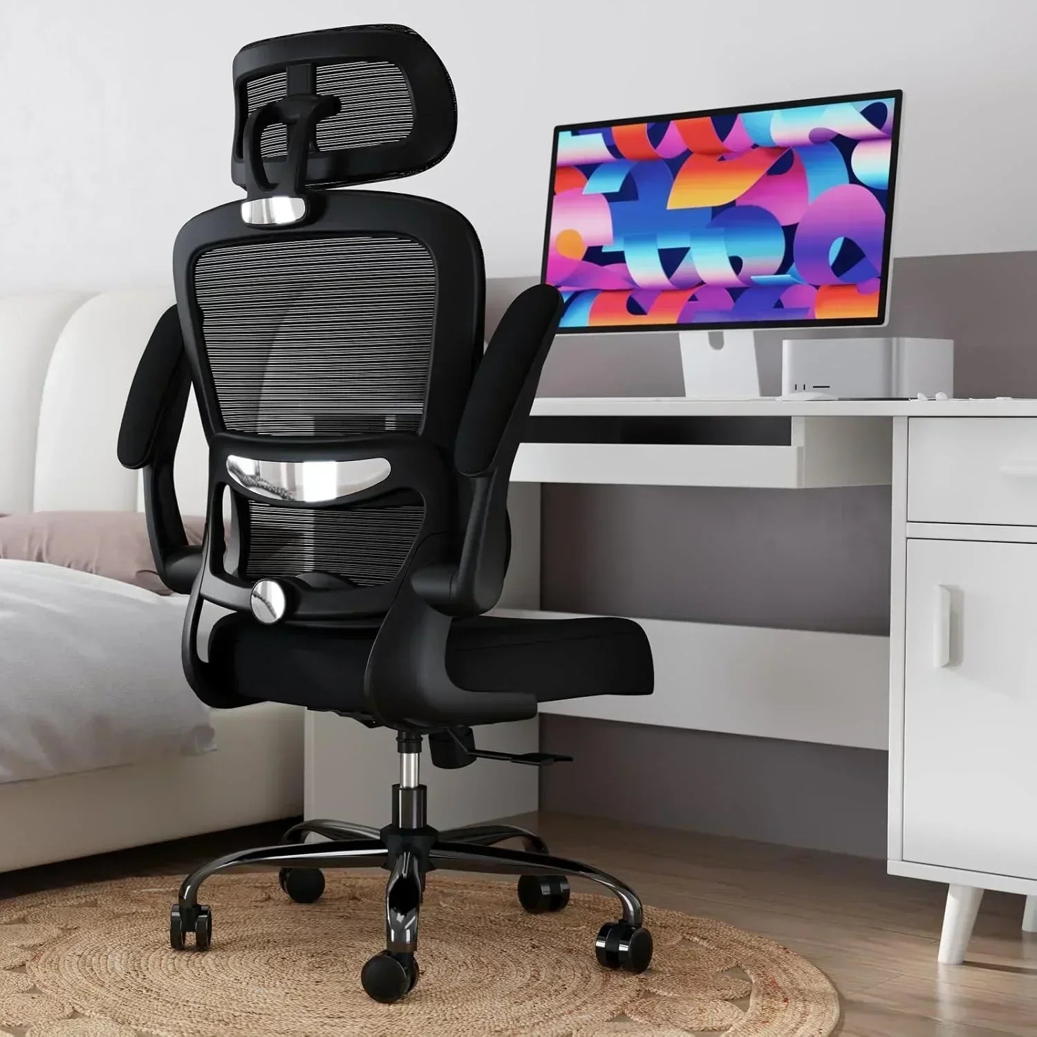 TRALT Office Chair Ergonomic Desk Chair 330 lbs Home Gaming Chair with Wheels wourant