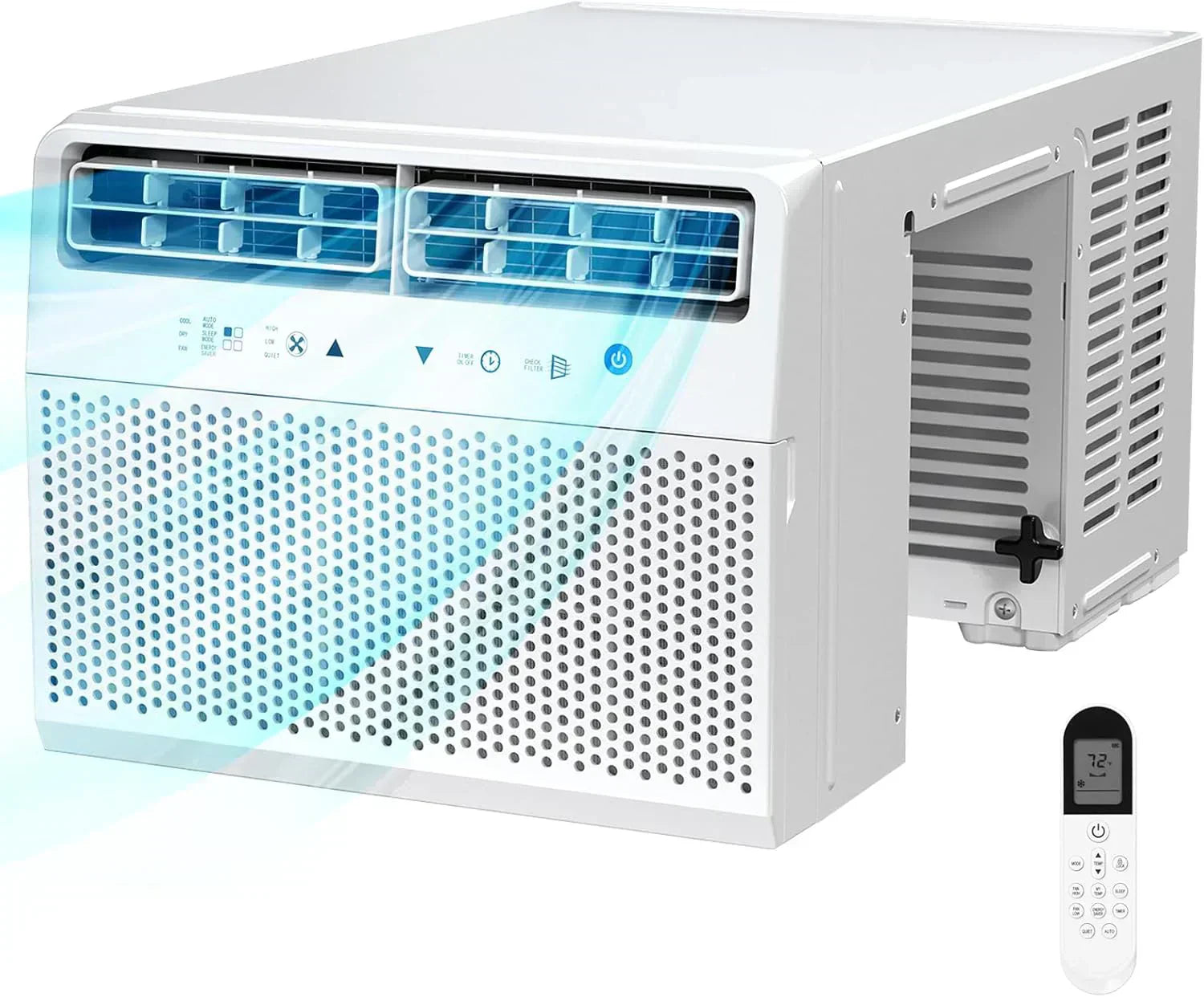 Antarctic Star U-Shaped Air Conditioner Window 12000BTU Ultra Quiet Window Air Conditioner Cools wourant
