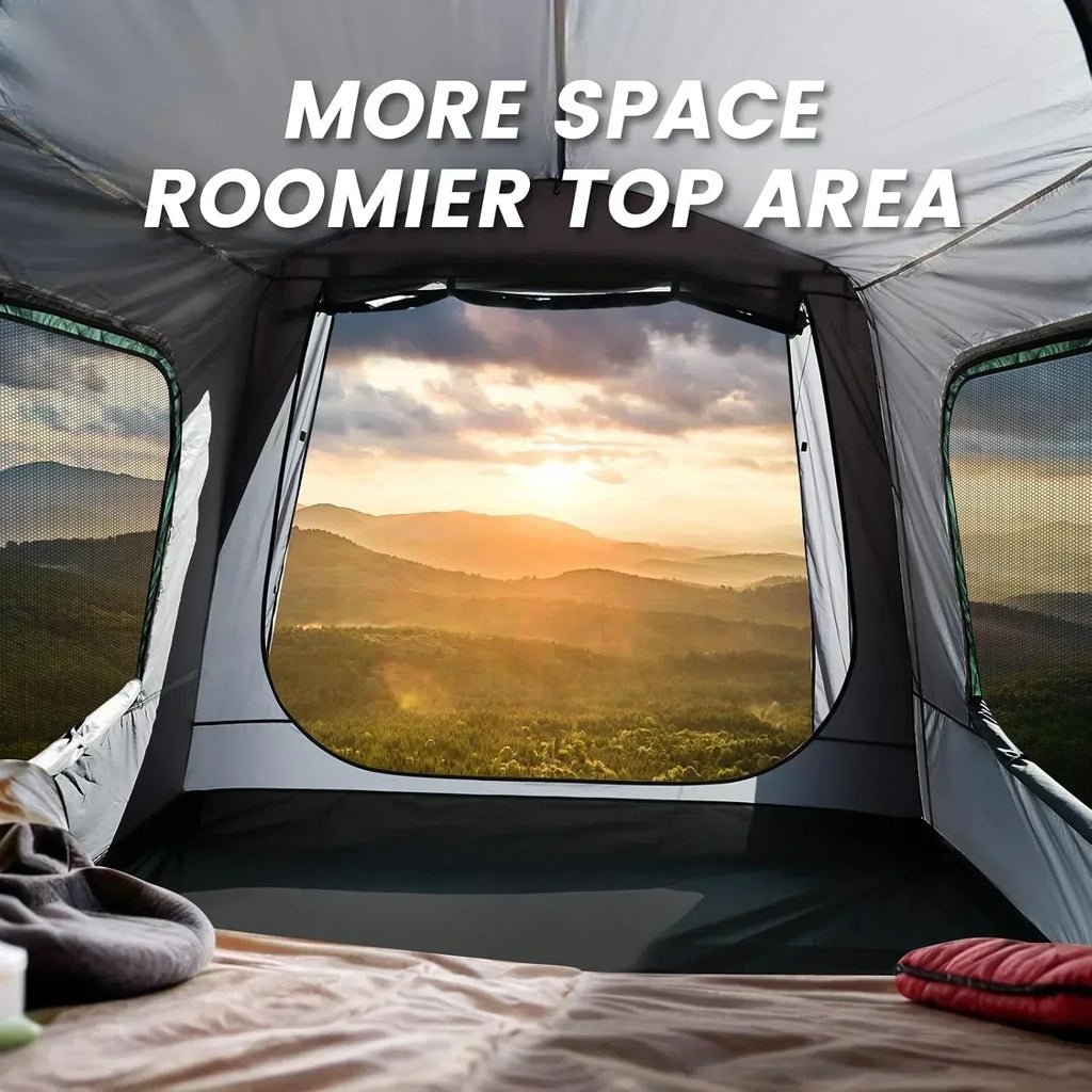 SUV Tent 5-9 Person Rectangle Car Tent for Family Waterproof Windproof for Car Camping Tents wourant