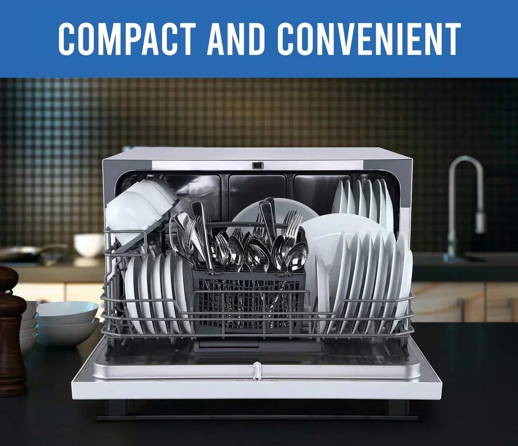 Farberware Compact 6-Station Dishwasher Portable Mini Countertop Dishwasher wourant