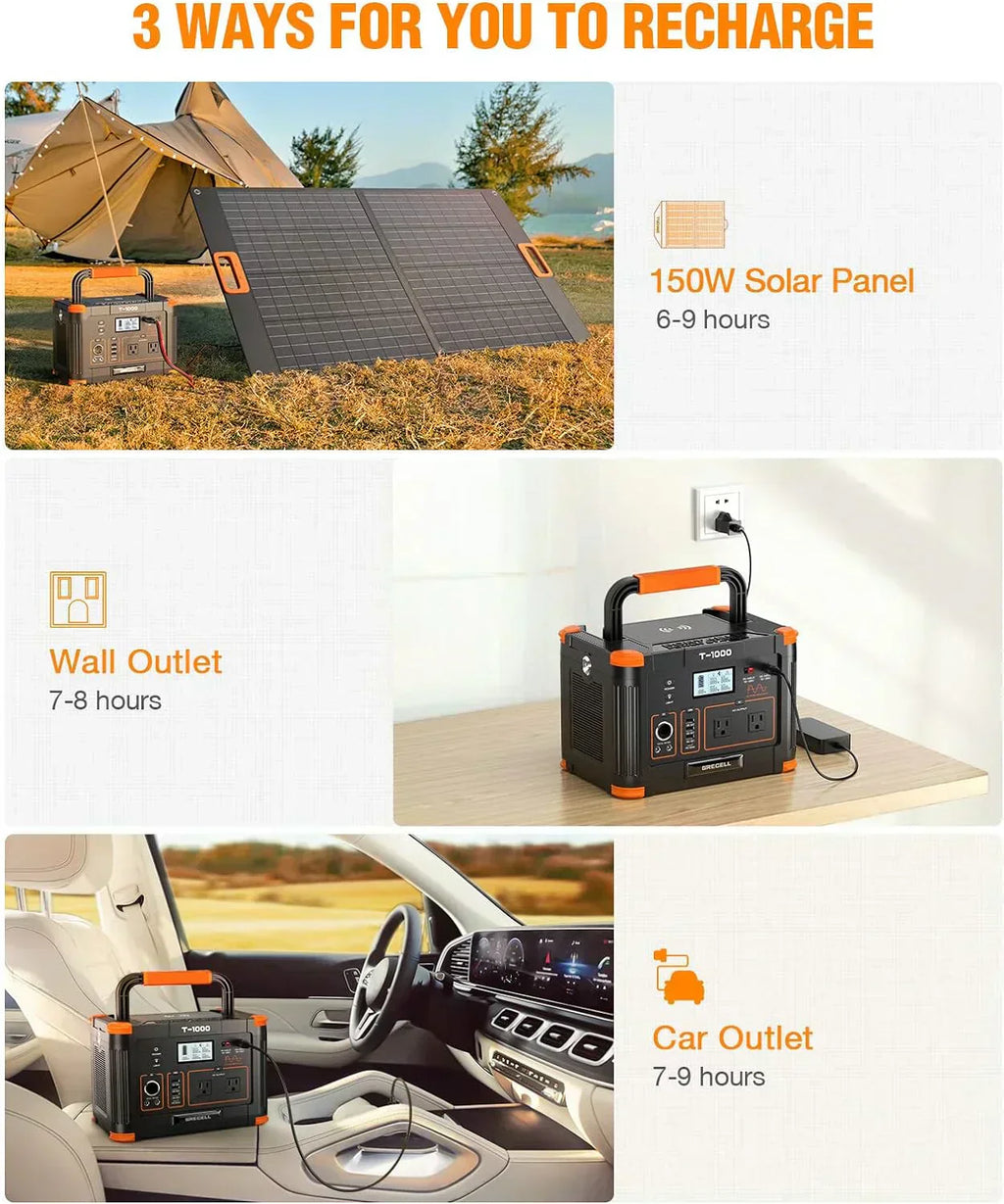 Portable Power Station 300W (Peak 600W) 230.88Wh Solar Generator 60W USB-C PD Output wourant
