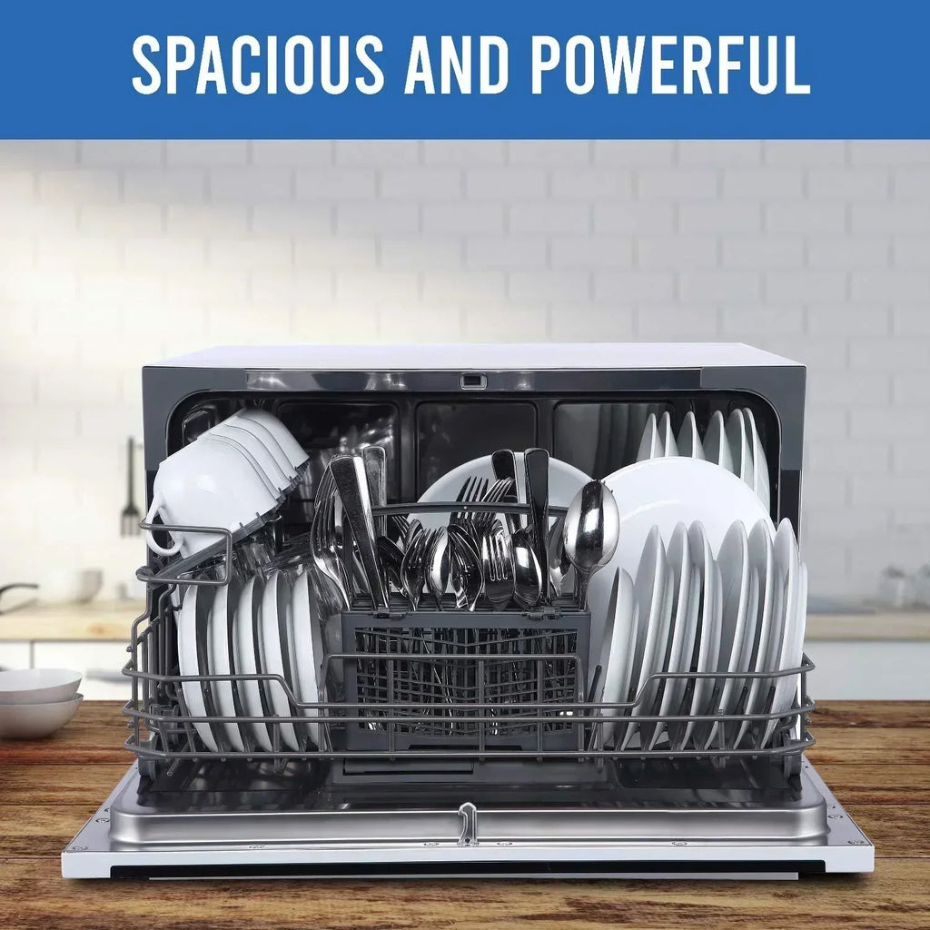 Farberware Compact 6-Station Dishwasher Portable Mini Countertop Dishwasher wourant