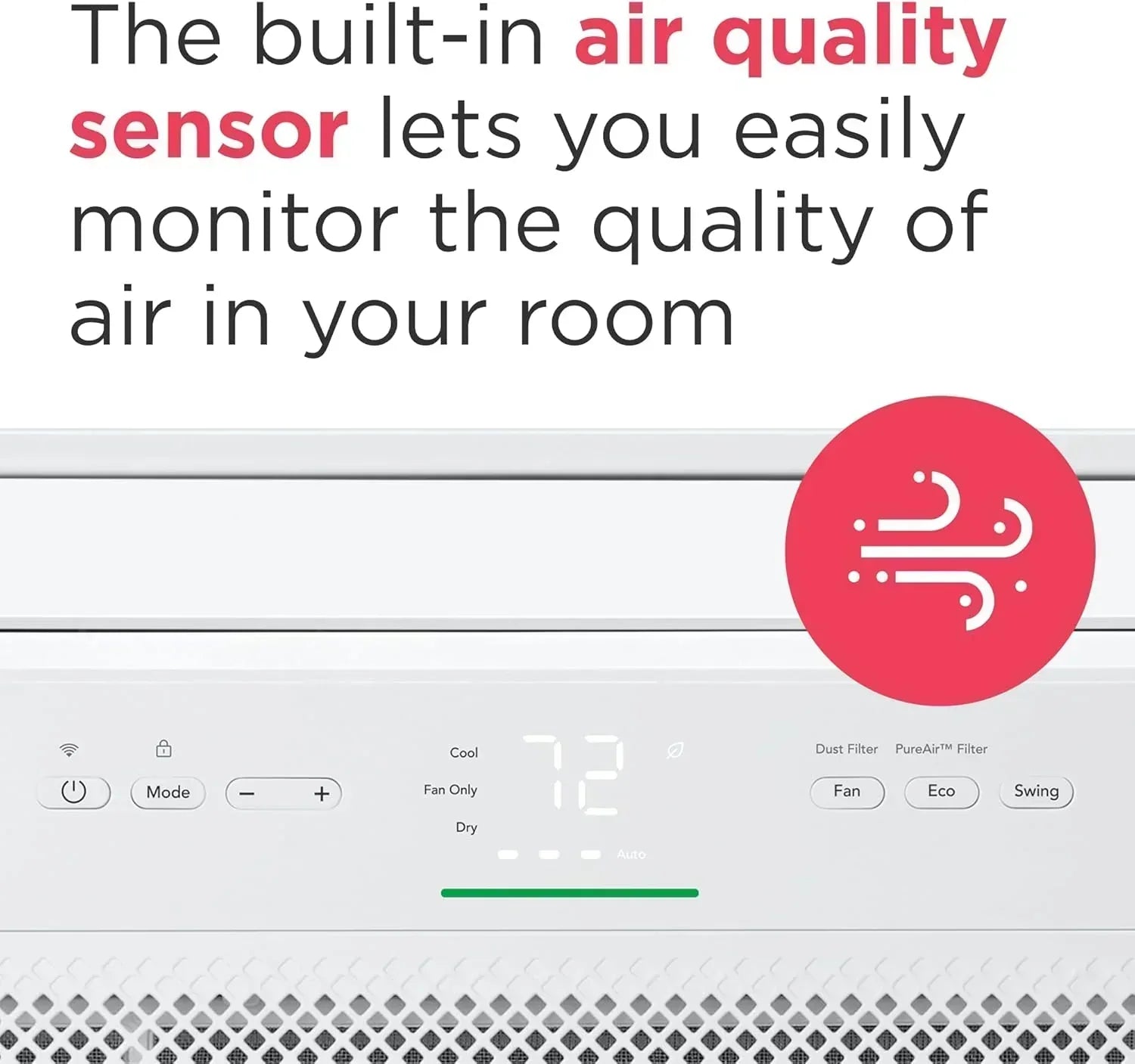 Frigidaire GHWQ103WC1 Inverter Quiet Temp Room Air Conditioner 10,000 BTU with Wi-Fi Connected wourant