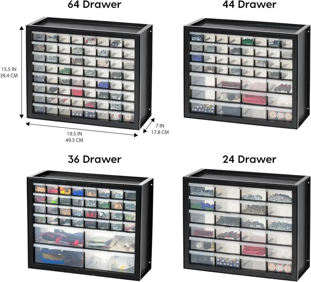 IRIS USA Screw Tool Organizer Small Parts Cabinet Chest Storage Drawers Organization Toolbox wourant