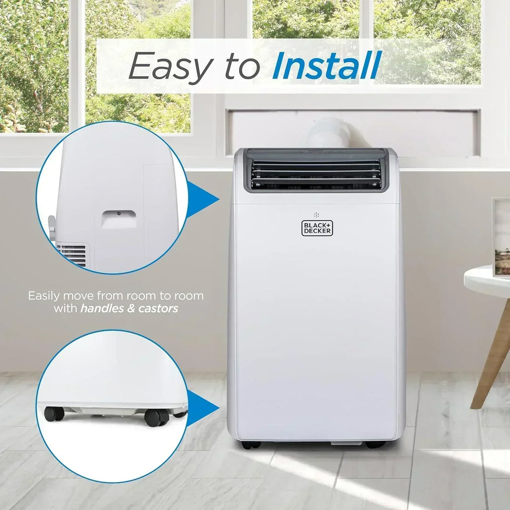 BLACK+DECKER 8,000 BTU Portable Air Conditioner for Rooms up to 350 Sq wourant