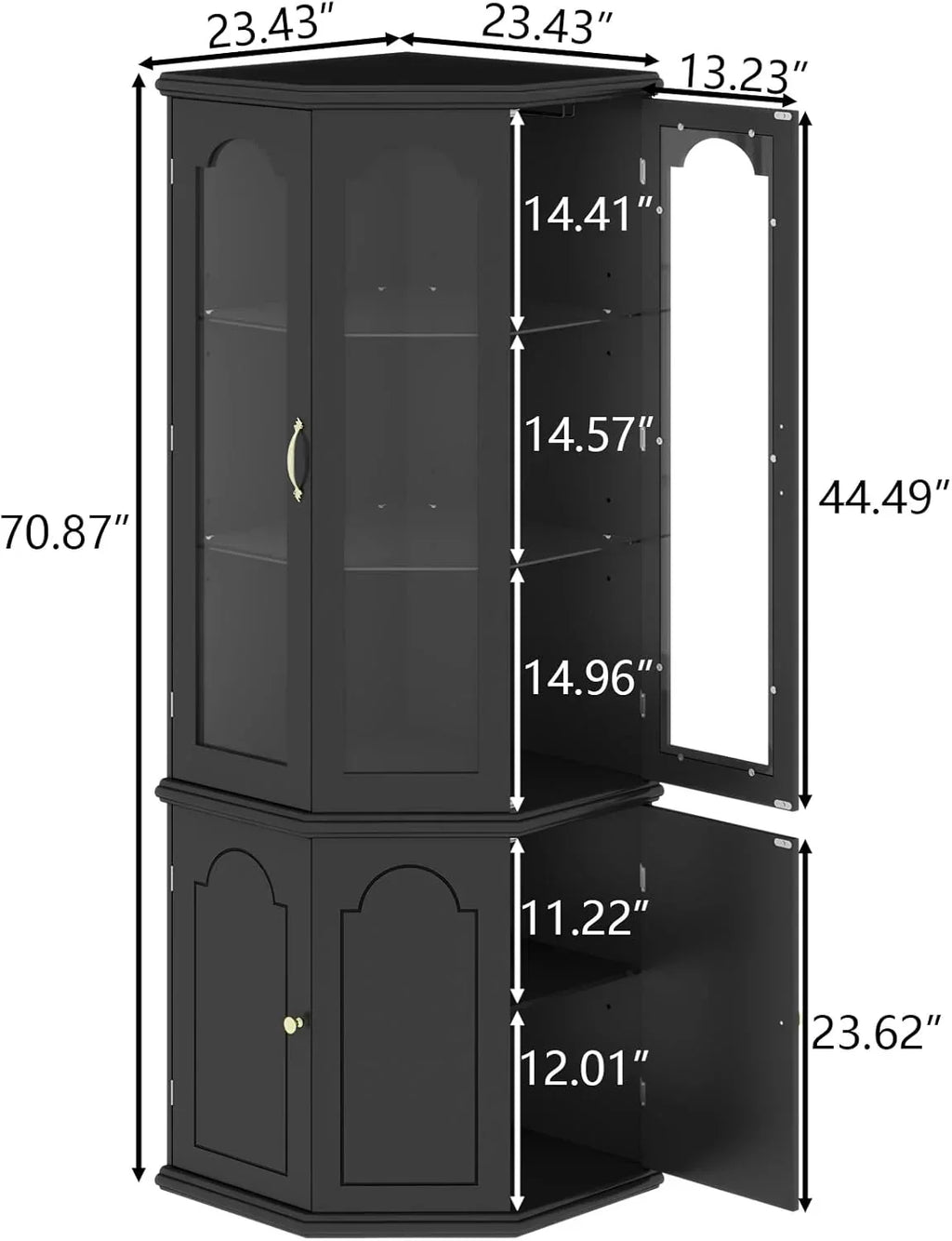 Corner wine cabinet with LED lights tall modern wine cabinet home bar wine storage cabinet wourant