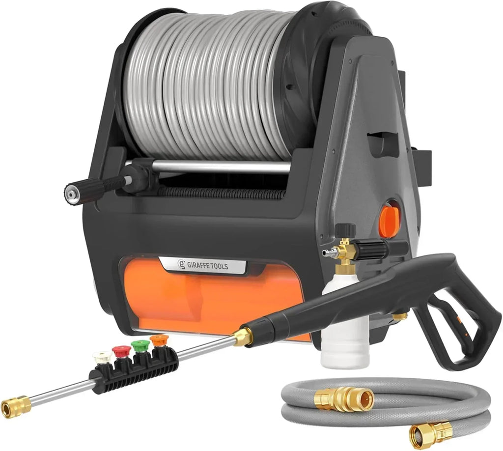 Giraffe Tools Grandfalls Pressure Washer Max 2900 PSI 2.2 GPM Electric Wall Mounted Power Washer wourant