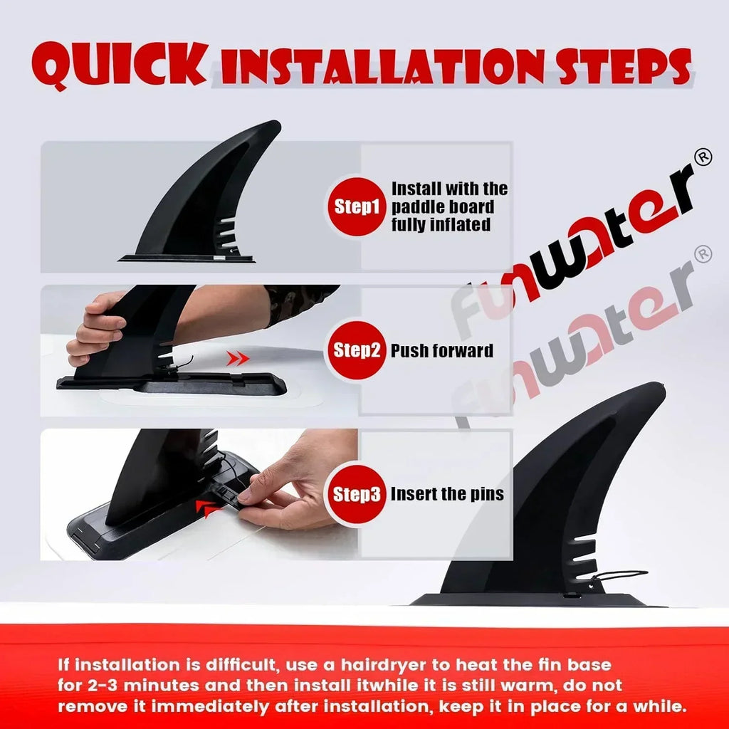 FunWater Inflatable Stand Up Paddle Board Premium SUP Paddle Accessories EVA Deck wourant