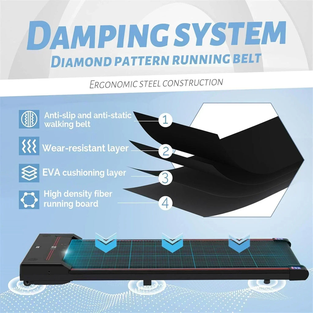 Sperax Walking Vibration Pad with APP 3 in 1 Under Desk Treadmill Walking Treadmill Pad wourant